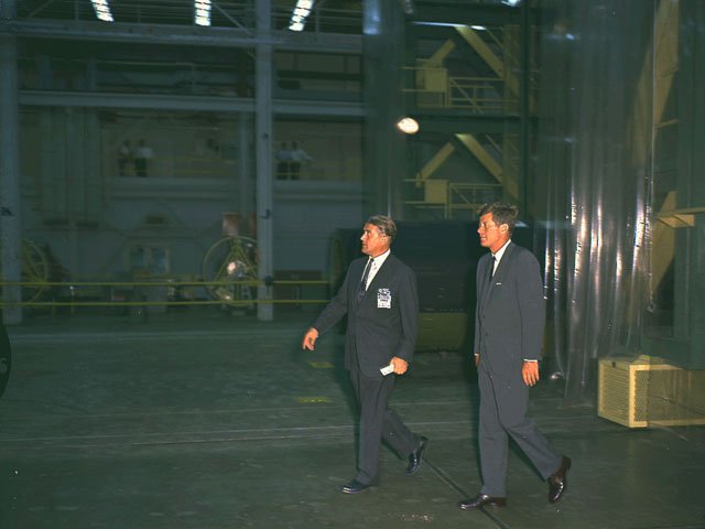 JFK and Von Braun